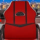 image 2 of Vida Designs Comet Racing Gaming Office Chair Computer Desk Table Chair, Red & Black