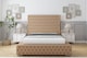 image 1 of Sloomy Ambassador Latte Dumfries Bed Frame With Mattress With 50"  Upholstered Headboard 4'6 Double