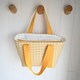 image 4 of Summerhouse by Navigate Portofino 7L Woven Insulated Basket Bag Mimosa Yellow