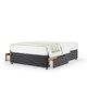 image 1 of Signature Platinum 2000 Pocket Sprung Graphite Plush Velvet 2 Drawer Divan Set Single