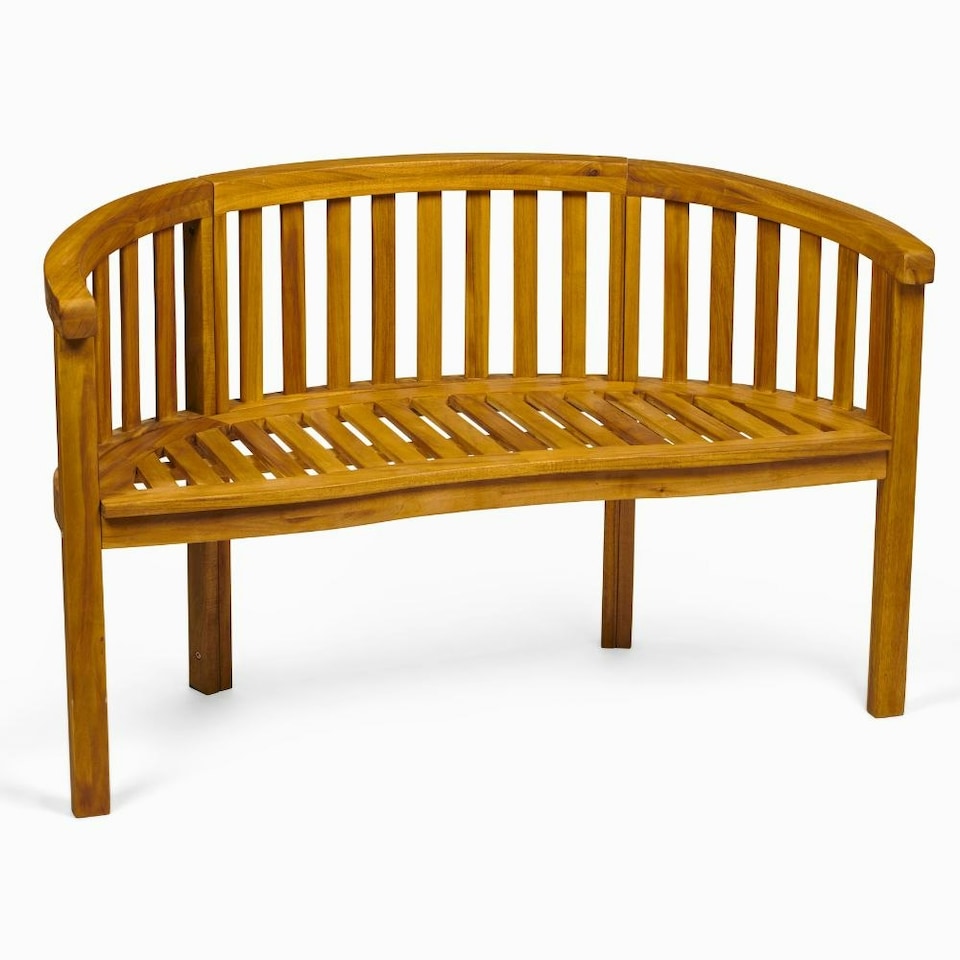 image 1 of Greenhurst Woodfield Acacia Garden Bench - Natural Oiled Finish Brown | Natural
