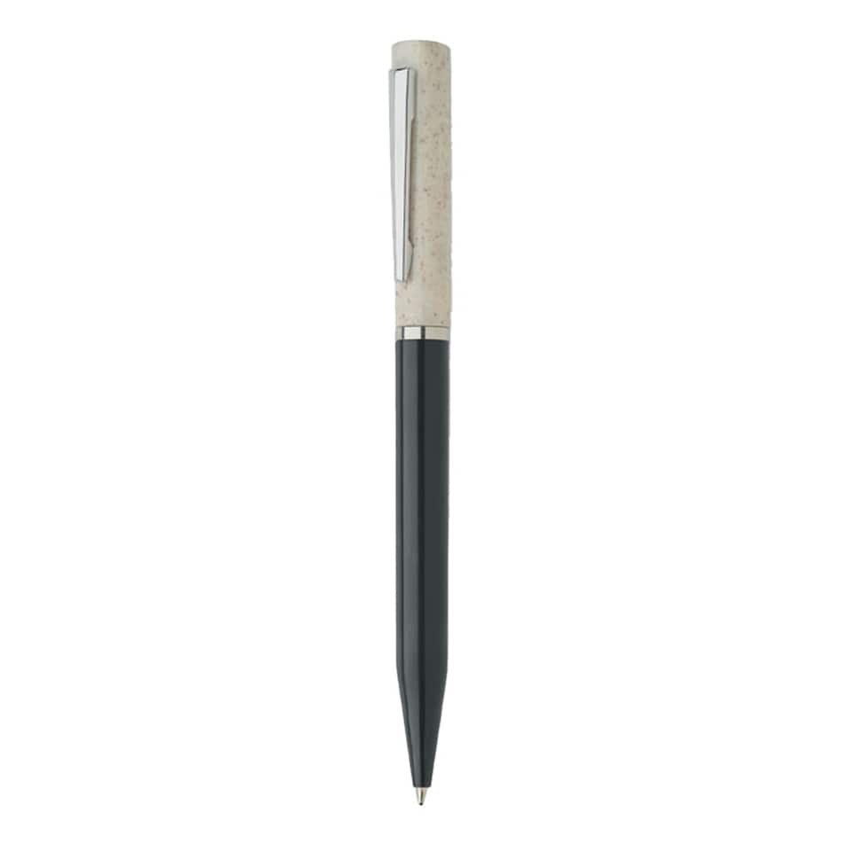 image 1 of MidOcean Maipen Ballpoint Pen - White/Black - 14.2cm x 0.9cm x 1.1cm