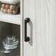 image 6 of HOMCOM Modern Sideboard Storage Cabinet with Adjustable Shelves Light Grey Grey | Black