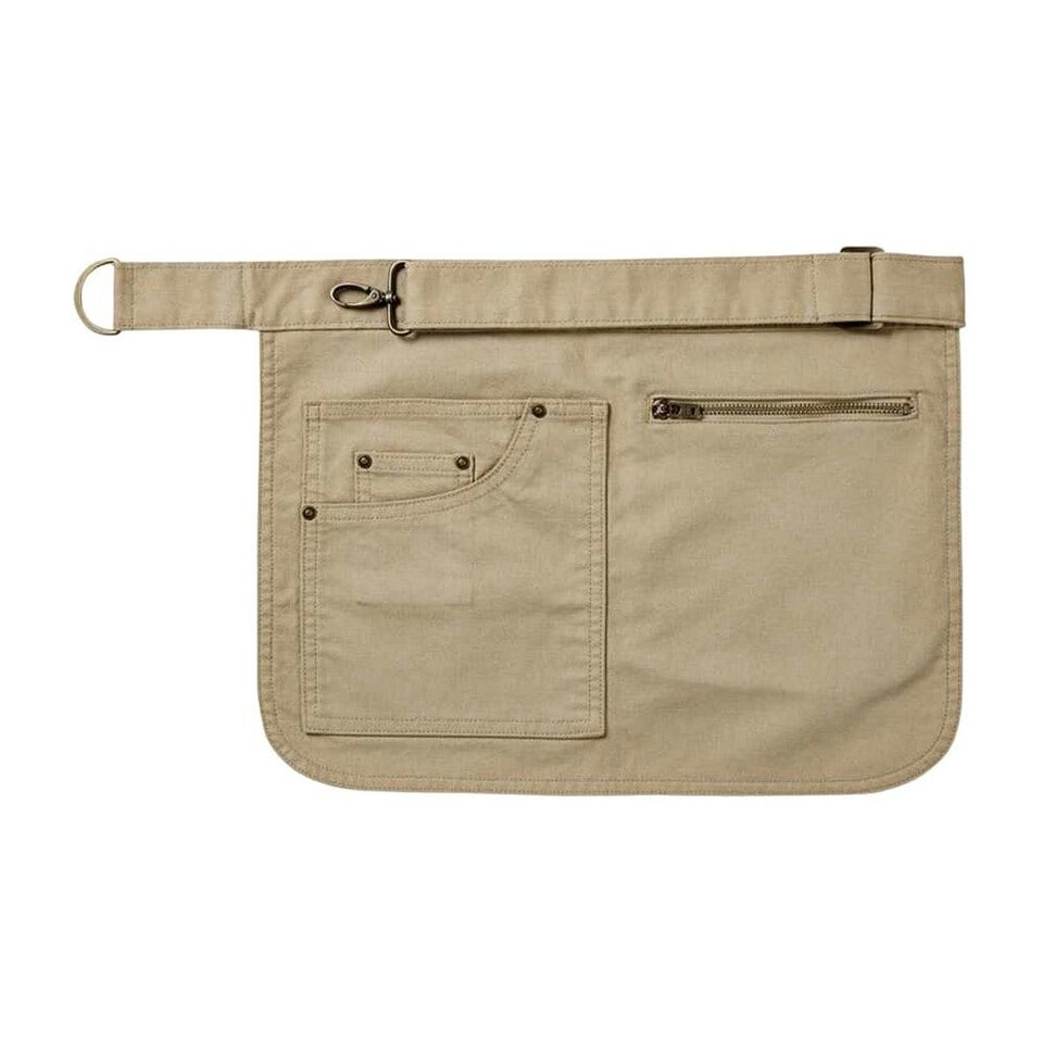 image 1 of Premier Unisex Adult Metro Hip Apron - Khaki - One Size | Green