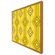 image 1 of Yellow geometric (Picutre Frame) Brown | Oak | S