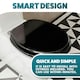 image 8 of Marco Paul Black Wooden Toilet Seat 18" Black