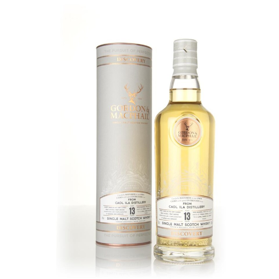 image 1 of Caol Ila - Gordon & MacPhail Discovery Single Malt 13 year old Whisky | Multi | Sweet vanilla, dry cured meat, peat smoke, banana, apricot, ripe banana, kiwi, fresh citrus | 1