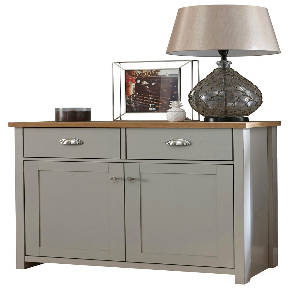 image 1 of GFW Lancaster Compact Sideboard - Grey