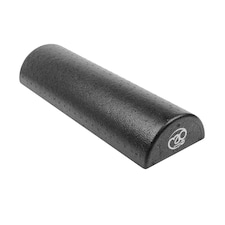 Fitness Mad Studio Pro Half Round Foam Roller - Black - 7.5cm x 90cm x 15cm