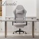 image 9 of Levede Office Desk Chair Fabric Gaming Recliner Adjustable Height Swivel | Blue | Blue | One Size