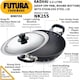 image 3 of Futura Non-Stick Deep-Fry Pan 2-1/2-Litre with Steel Lid and Round Bottom