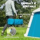 image 8 of Outsunny Inflatable Camping Tent, Easy Setup 2 Man Tent, Brown 