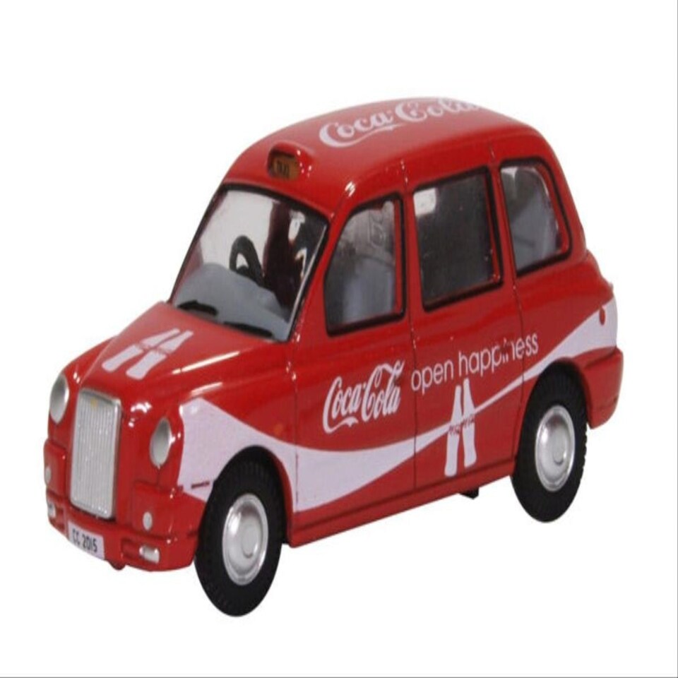 Oxford Diecast LEVC TX4 Taxi Coca Cola