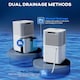 image 5 of HOMCOM 10L/Day Portable Quiet Dehumidifier for Home, Electric Air De-Humidifier