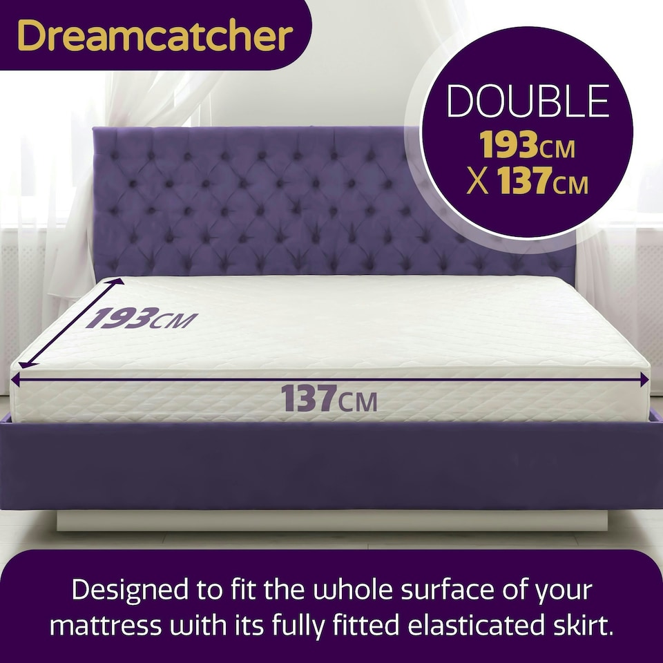 image 1 of Dreamcatcher Double Electric Under Bed Blanket Fitted Skirt Dual Control
