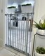 image 6 of Bettacare Extra Tall Curved Top Dog Gate, 71cm - 80cm, Matt Grey, Extra Tall 100cm in Height, Pressure Fit Pet Gate