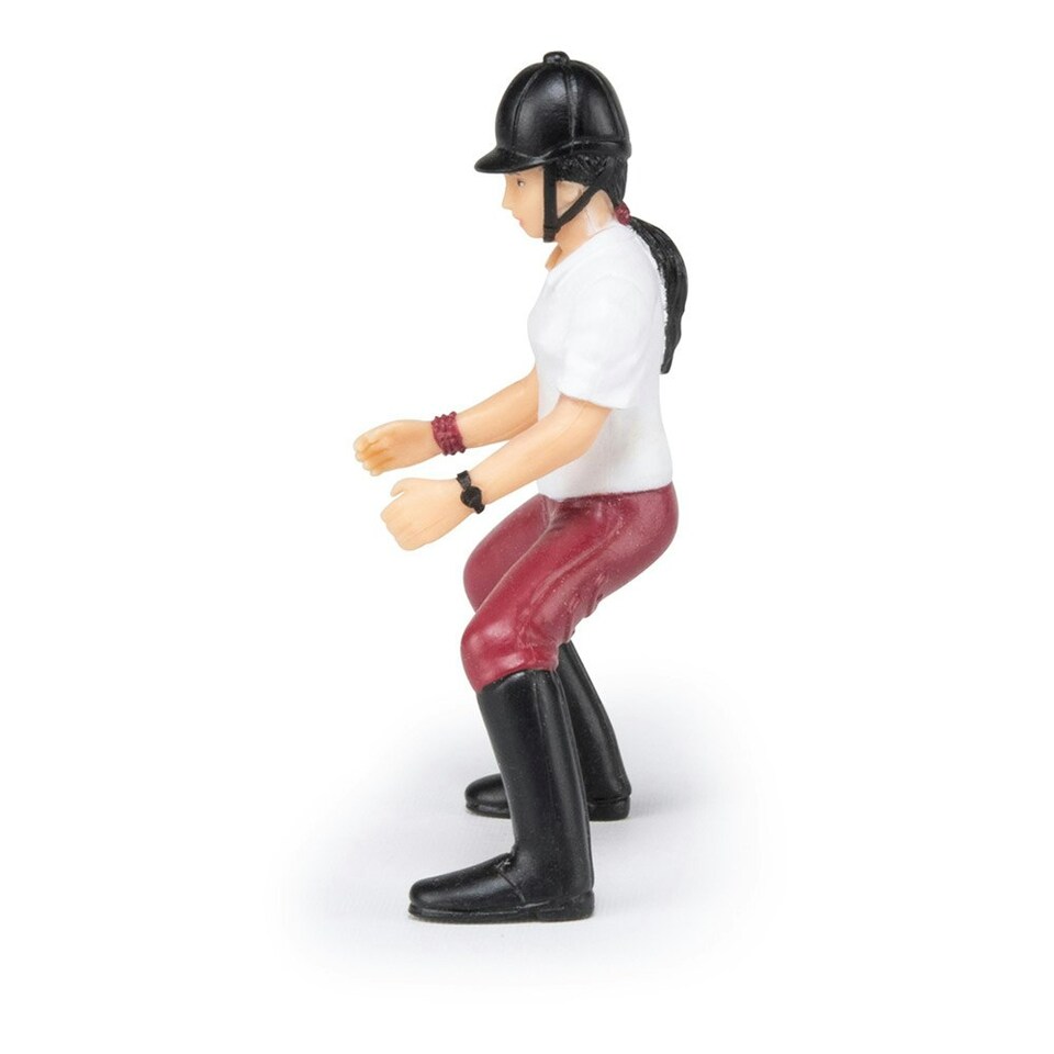 image 1 of PAPO Horse and Ponies Young Riding Girl Toy Figure