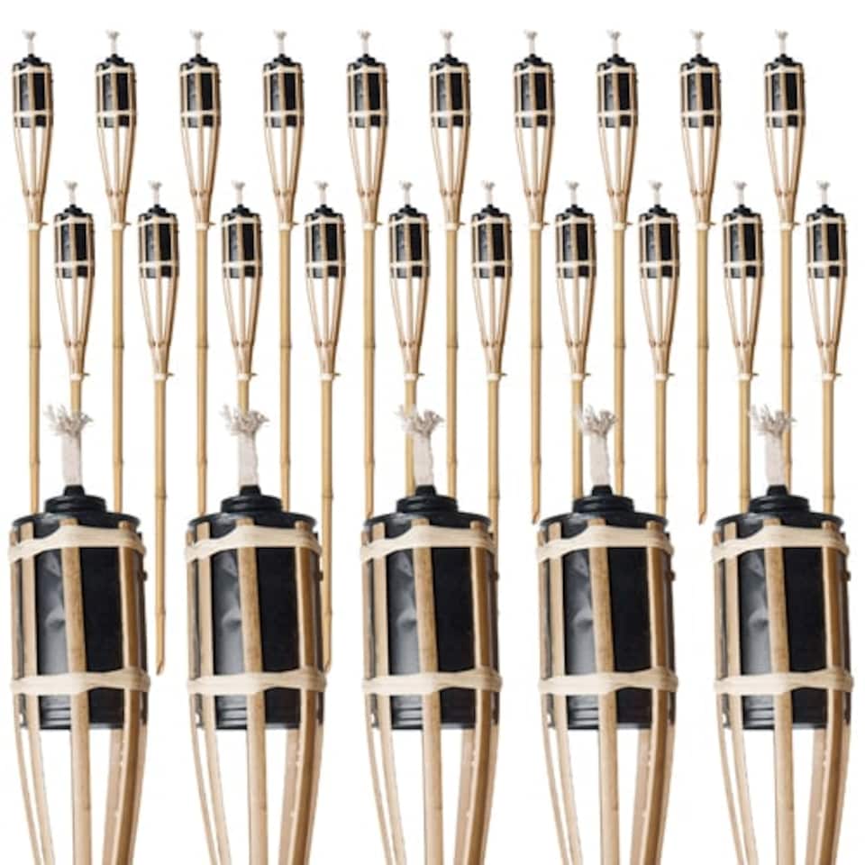 image 1 of Natural Bamboo Garden Torch 60cm - Pack of 25