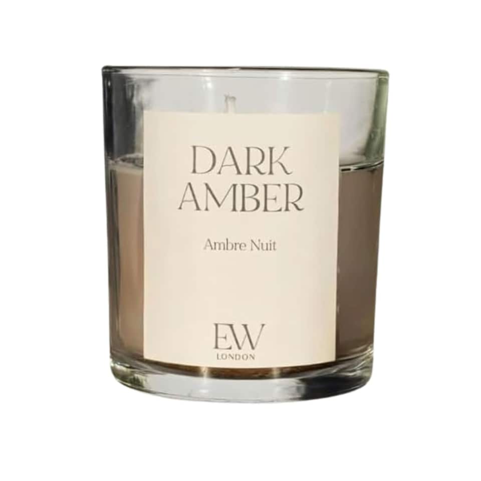 Marco Paul Dark Amber Scented Glass Candle 8cm