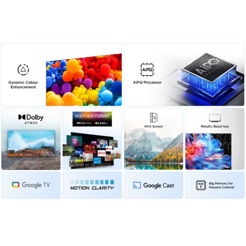 image 1 of TCL 43" Inch V6C 4K LED Smart TV Ultra HD HDR 43V6C - Free 2 Year Warranty