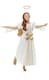 image 1 of White Angel Girls Fancy Dress Christmas Nativity Kids Festive Costume Outfit New(7-9 Years)