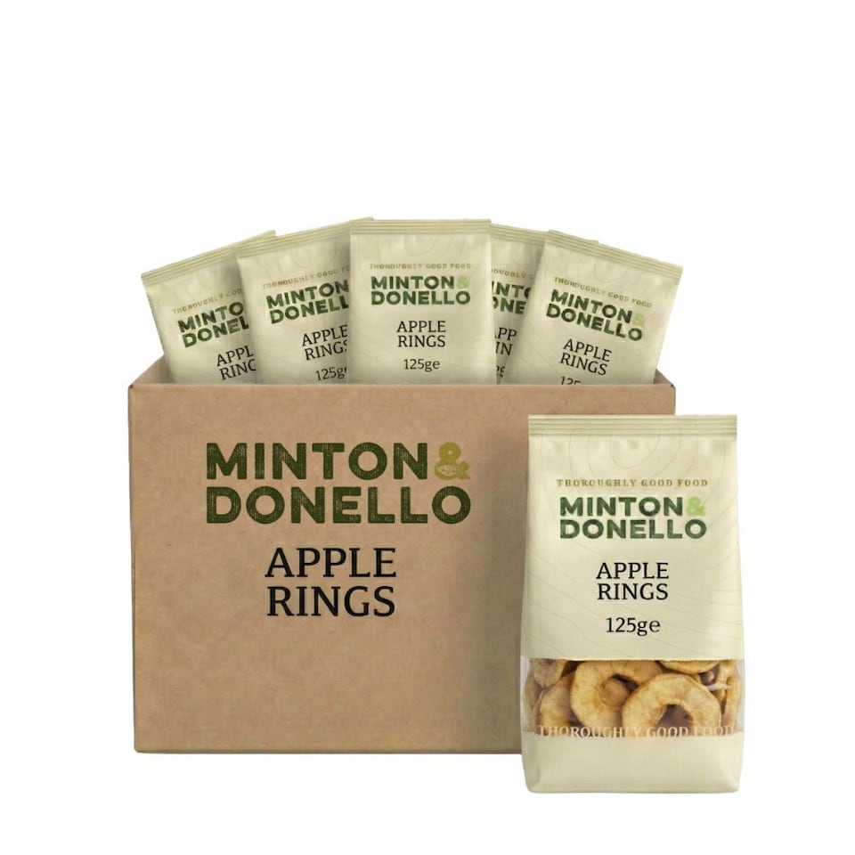 image 1 of Minton & Donello Apple Rings 6 x 125g | Multi