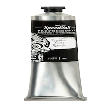 Speedball Professional Relief Ink, Titanium White, 5oz