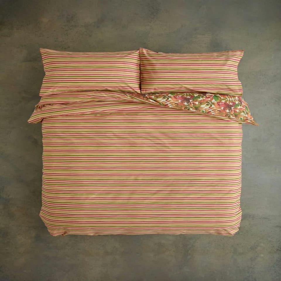 image 1 of Autumn Leaves Rust Cotton Blend Duvet Cover Set – Cozy Seasonal Bedding Multi | Rust | Single