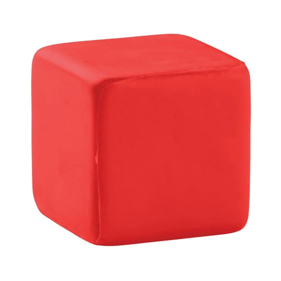 MidOcean Squarax Square Stress Toy - Red - One Size