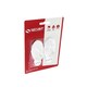 image 2 of Securit Oval Removable Hooks (Pack of 2) - White - 70mm x 40mm