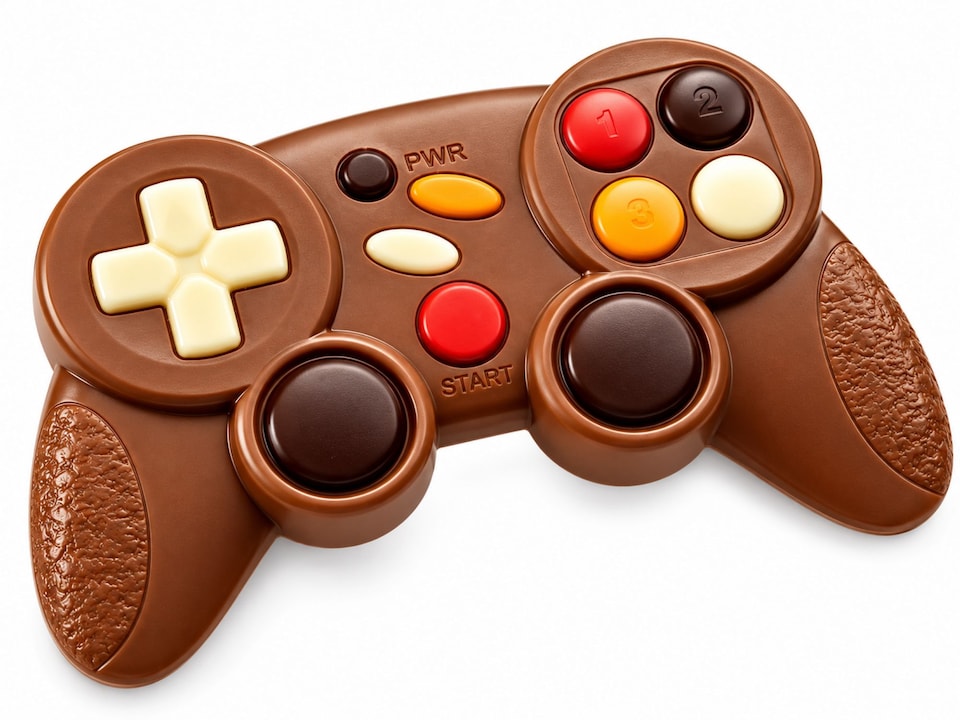 image 1 of The Chocolate Source Milk Chocolate Game Controller 70g