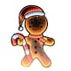 image 1 of 60cm Light up Gingerbread Man Infinity Christmas Decoration with LEDs