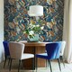 image 3 of Belgravia Casa Leaf Wallpaper - Blue/Teal Green - 10m x 53cm Blue
