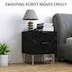 image 5 of HOMCOM Bedside Table Bedside Cabinet with 2 Drawers for Bedroom Black