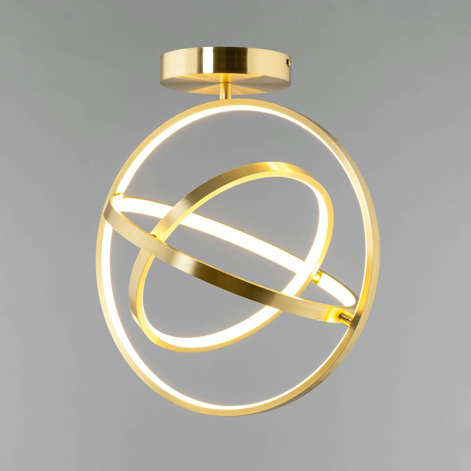 image 1 of BHS Ingel LED Ceiling Light | Gold | Satin Brass | 1
