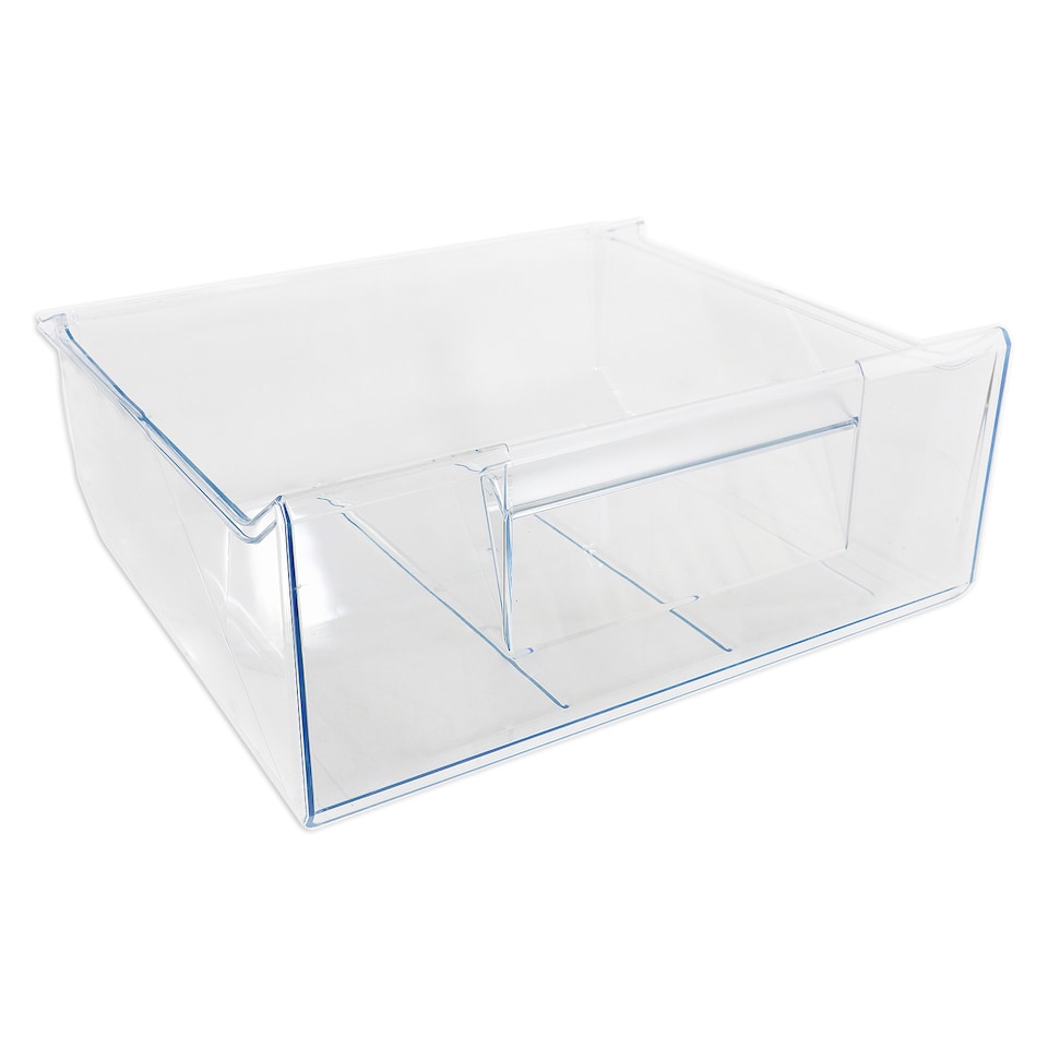 image 1 of SPARES2GO Top Middle Drawer for Zanussi ZNFN ZNFR ZNLE ZNLN ZNLR ZUAN Fridge Freezer Container Box