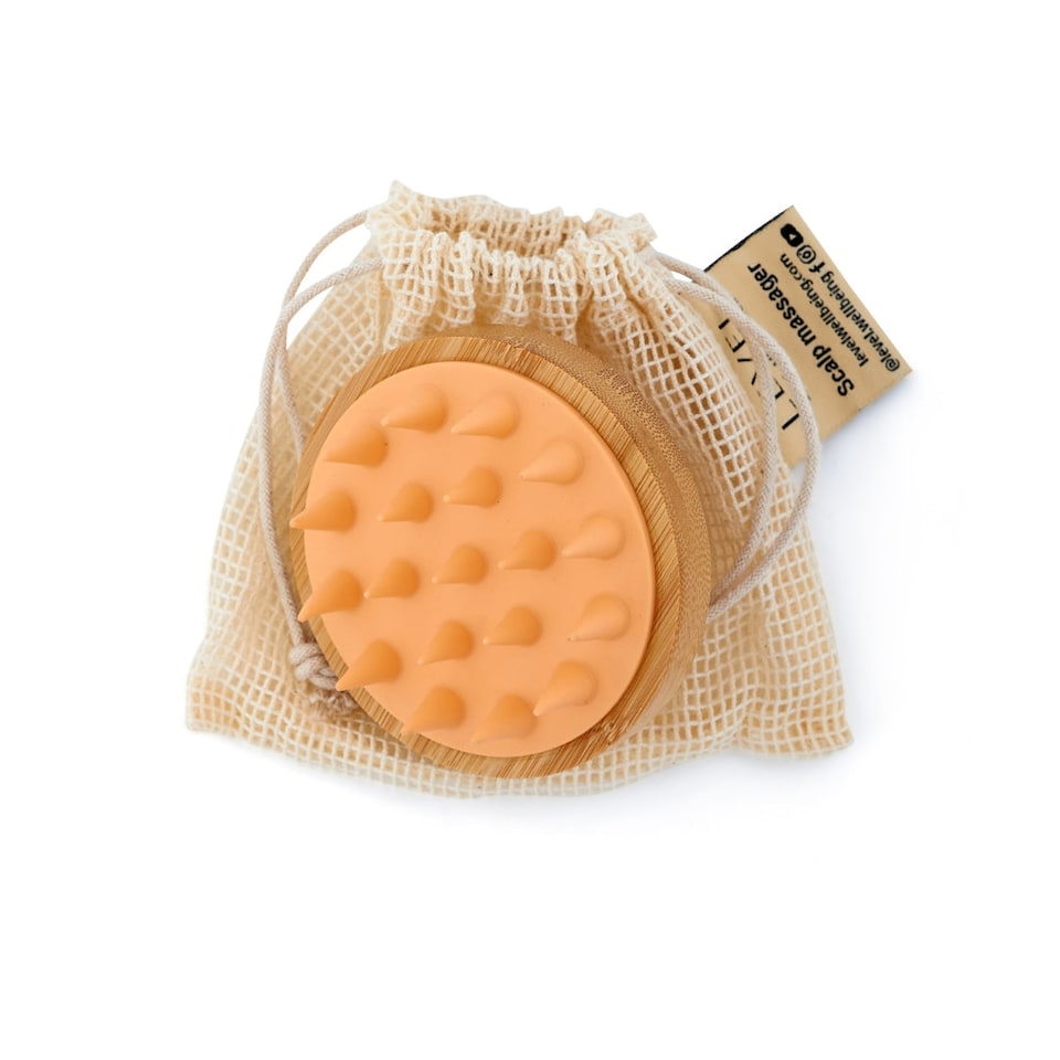image 1 of LEVEL Wellbeing Bamboo Scalp Massager