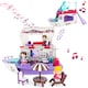 image 1 of Children’s Boat House Playset – with Table, Chairs, 3 Figures, Lights & Sounds (Pink & White)