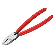 Knipex 70 01 Series Diagonal Cutters, Plastic Coated Grip - Multi Colour - 180mm