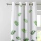 image 1 of Charlotte Thomas Fern Pencil Eyelit Curtains & Tie Backs - 168x183cm