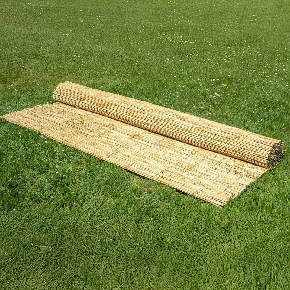 image 1 of Primrose Thick Natural Bamboo Style Reed Outdoor Patio Screening W3m x H1.2m