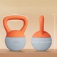 image 3 of SPORTNOW 8KG Kettlebell with Soft Body and Non-Slip Handle, Yellow and Grey Orange | 6