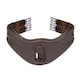 image 1 of Velociti Lusso Leather Anatomical Horse Girth - Havana - 42in