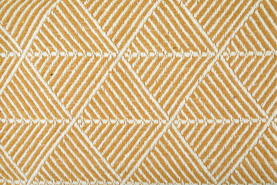 image 1 of Zahra Ochre Blanket/Throw