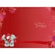 image 2 of Bear Holding Big Heart One I Love Valentine's Day Card
