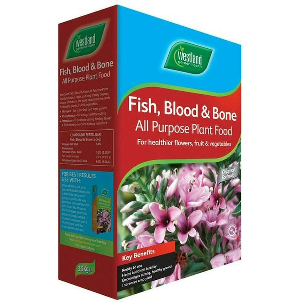 image 1 of Westland Fish Blood & Bone All Purpose Plant Food - 4Kg | Clear | 4kg | Not provided | 1