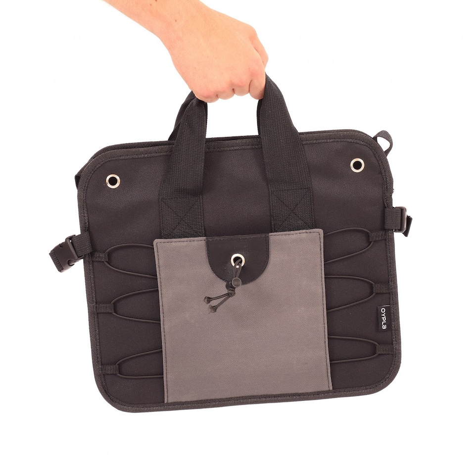 image 1 of Foldable Folding Car Boot Storage Organiser Tidy Bag Box | Grey