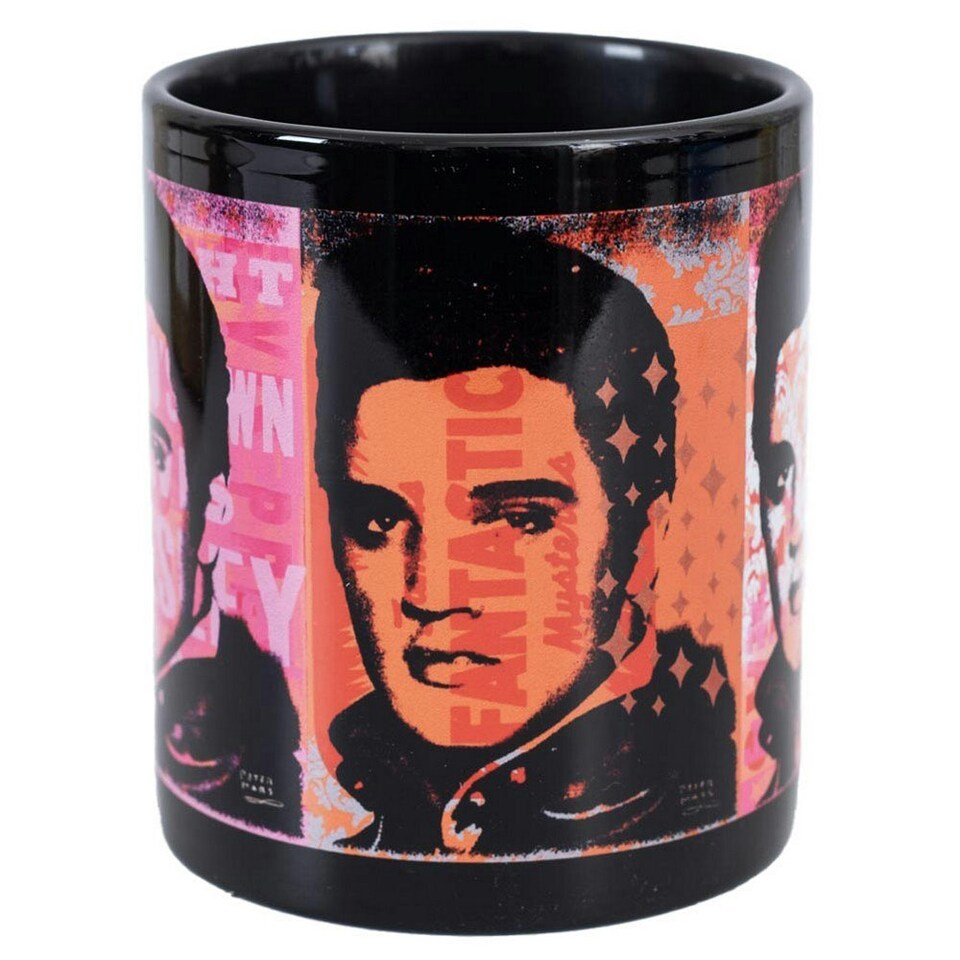 image 1 of Elvis Presley Mug - Black/Multicoloured - One Size
