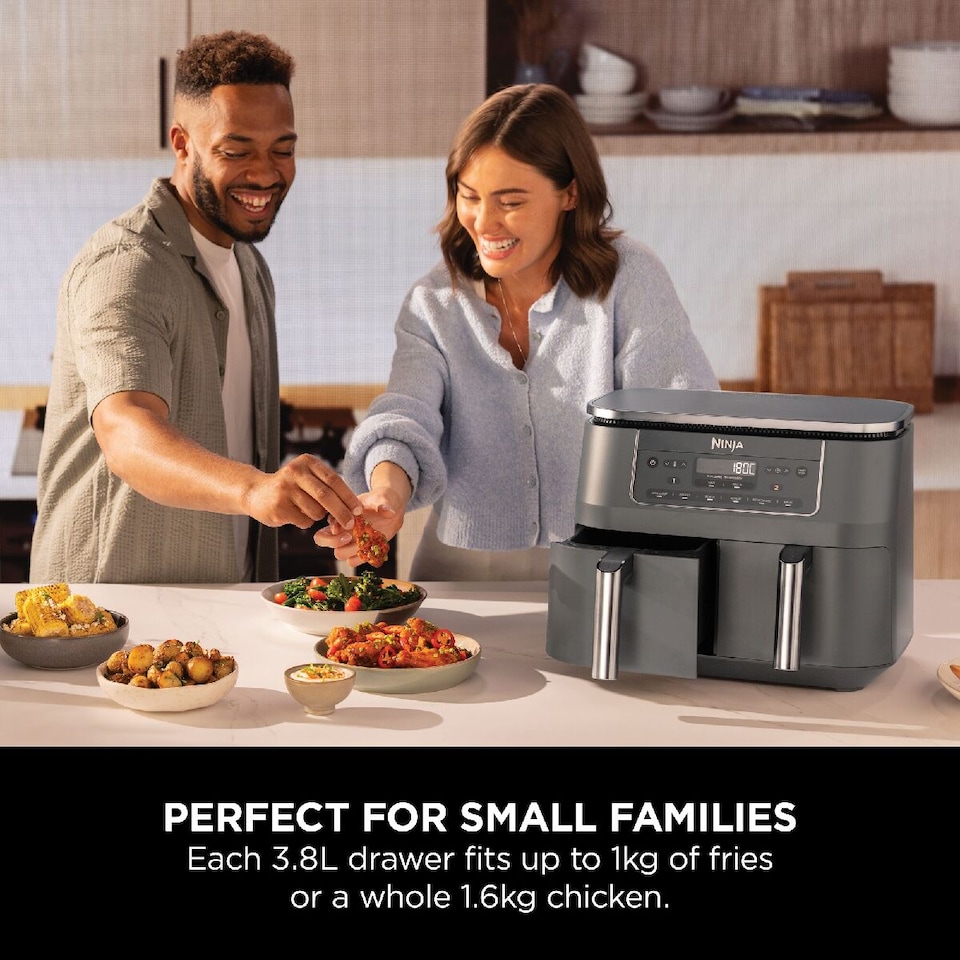 image 1 of Ninja 6 in 1 Dual Zone Air Fryer 7.6L DZ300UK