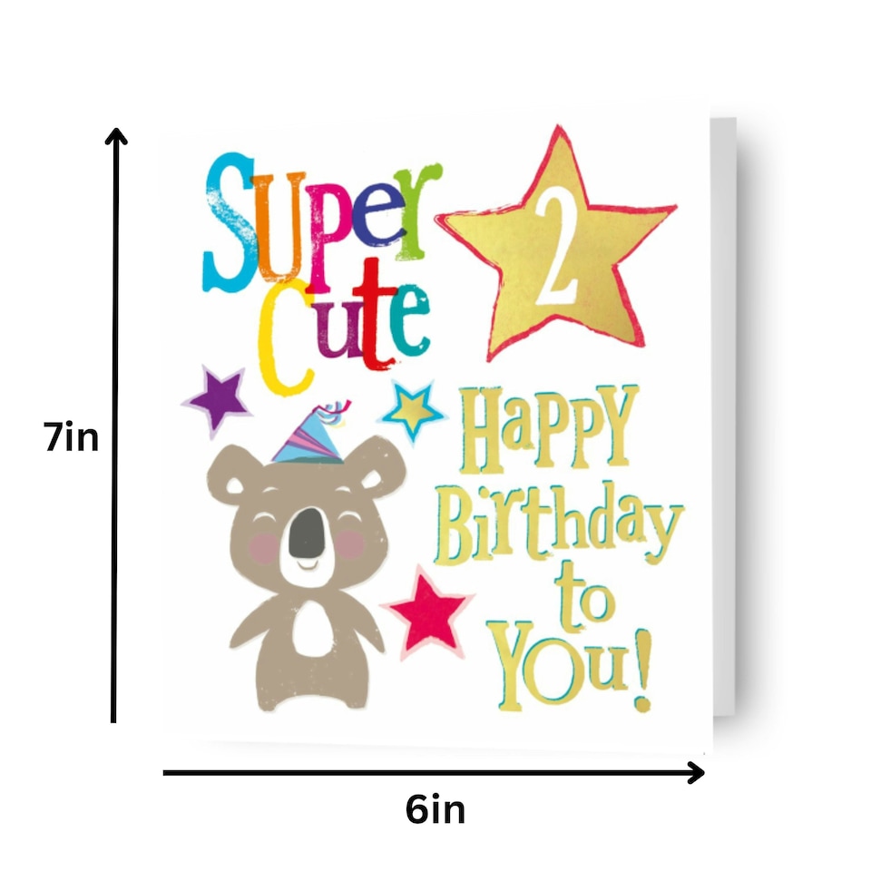 image 1 of Brightside Age 2 Birthday Card